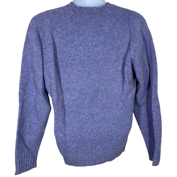 BILLS KHAKIS Men’s Blue Crewneck Wool Sweater Medium Made in USA - Picture 2 of 4